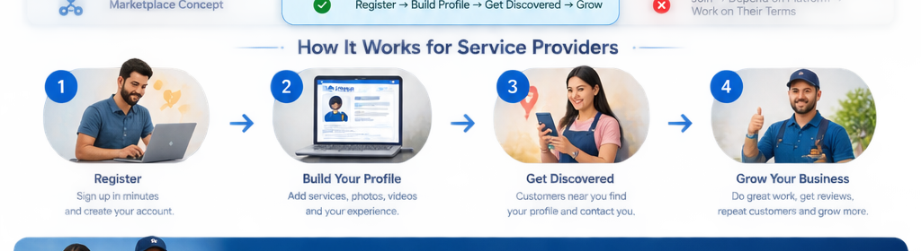 How HomAid works for service providers